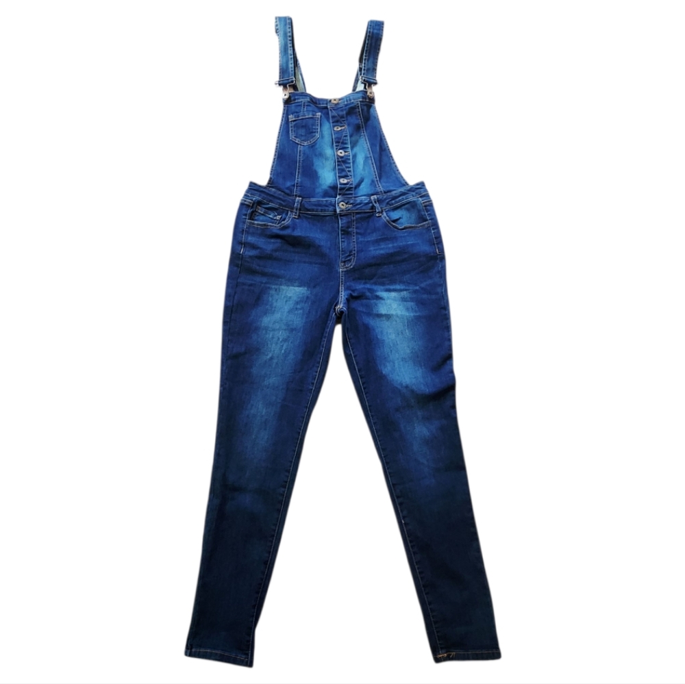 Wax Jean Dark Blue Denim Overalls